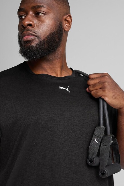 Erkek Ess Heather Tişört 525920-01 Siyah - Thumbnail