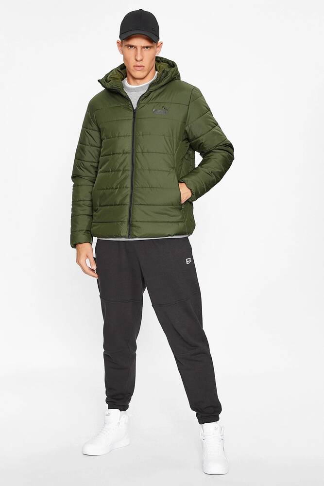 Erkek Ess Hooded Mont 848938-31 Haki 
