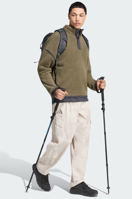 Erkek Ess Hp Sweat KS2328 Haki - Thumbnail