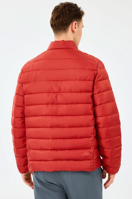 Erkek Ess Padded Ceket S231242-3912 Kırmızı - Thumbnail