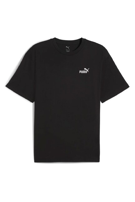 Erkek ESS Relaxed No. 1 Logo Tişört 689153-01 Siyah (1)