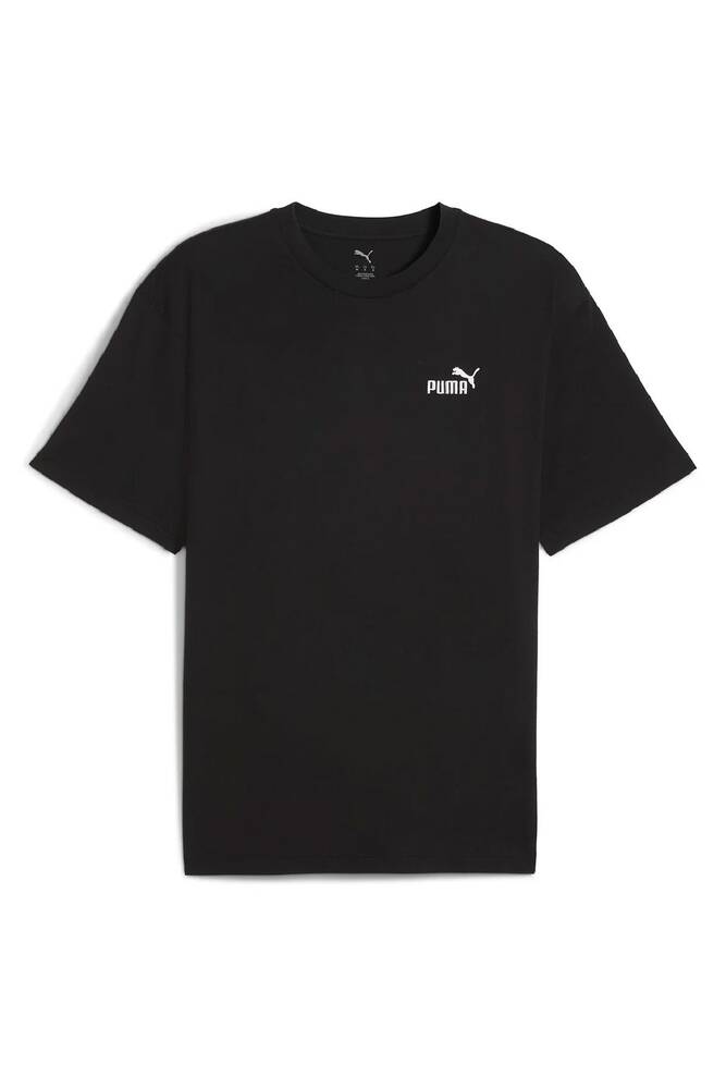 Erkek ESS Relaxed No. 1 Logo Tişört 689153-01 Siyah 