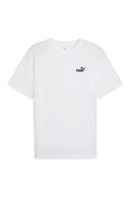 Erkek ESS Relaxed No. 1 Logo Tişört 689153-02 Beyaz (1)