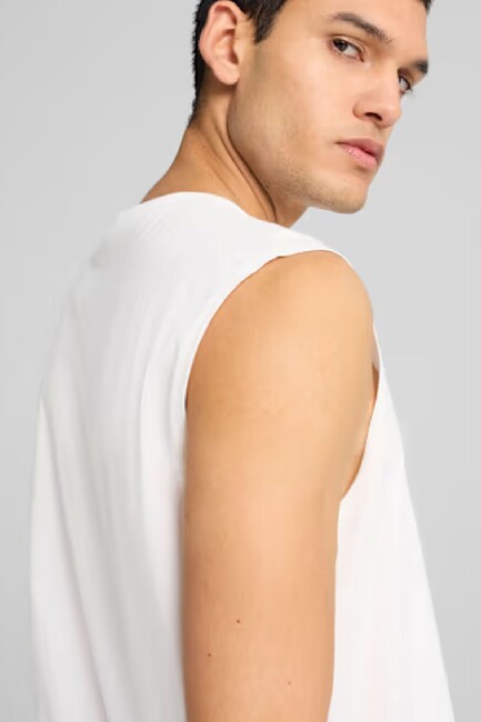 Erkek ESS Sleeveless Tişört 682626-02 Beyaz (1)