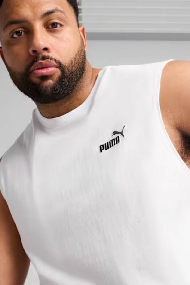 Erkek ESS Sleeveless Tişört 682626-02 Beyaz 