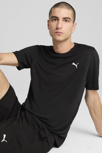 Erkek Ess Small Logo Poly Tshırt 682542-01 Siyah (3)