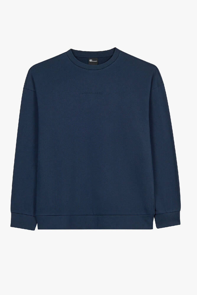 Erkek Essential Crewneck Sweat S2610015-0505 Lacivert 