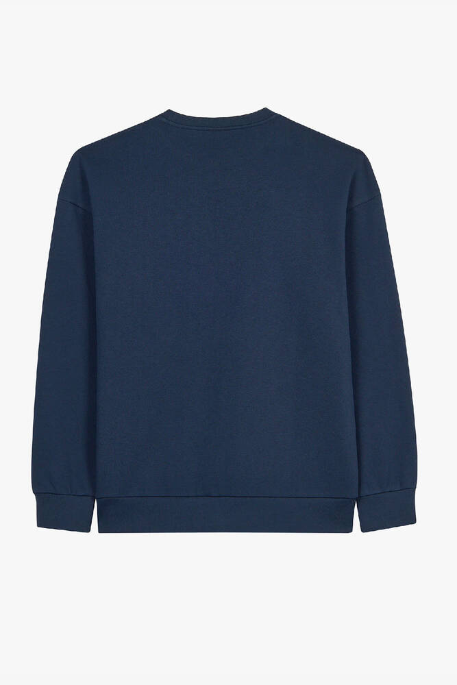 Erkek Essential Crewneck Sweat S2610015-0505 Lacivert 