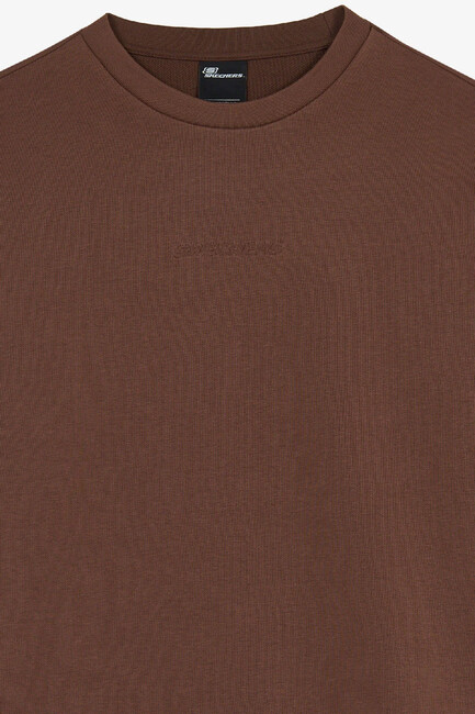 Erkek Essential Crewneck Sweat S2610015-2070 Kahve (3)
