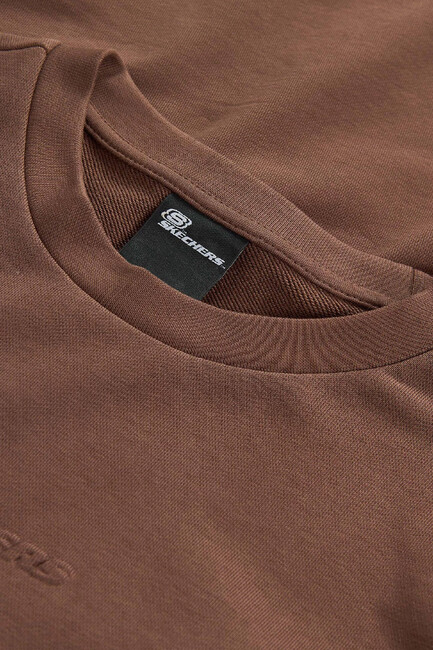 Erkek Essential Crewneck Sweat S2610015-2070 Kahve - Thumbnail