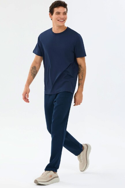 Erkek Essential Tişört S2510017-0505 Lacivert (3)