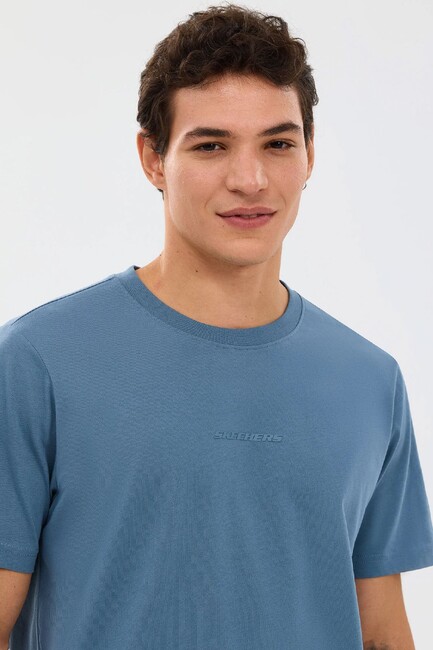 Erkek Essential Tişört S2510017-0558 Lacivert - Thumbnail