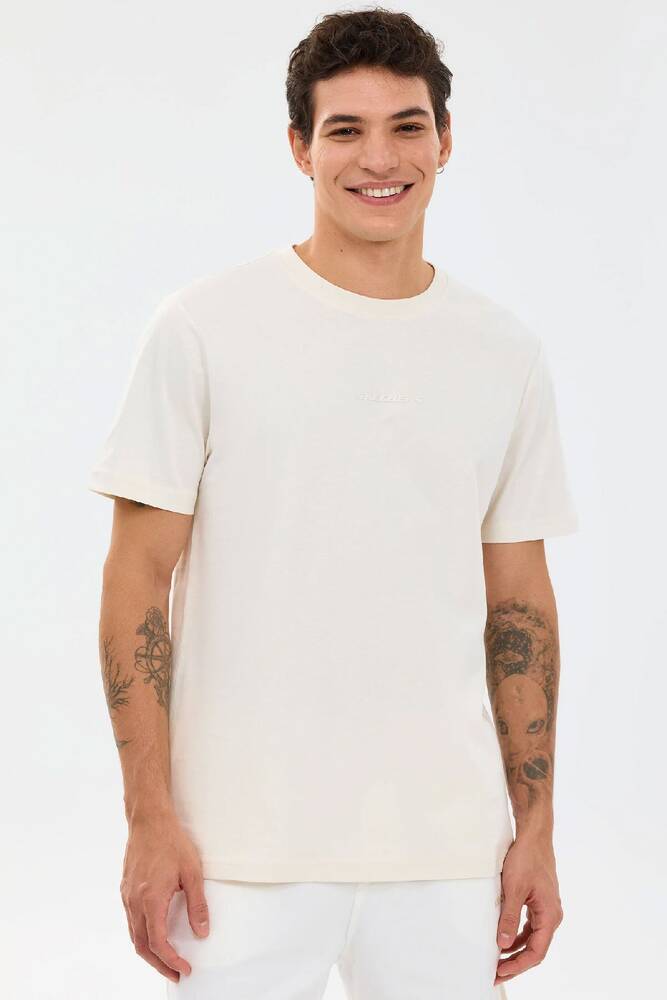 Erkek Essential Tişört S2510017-3855 Beyaz 