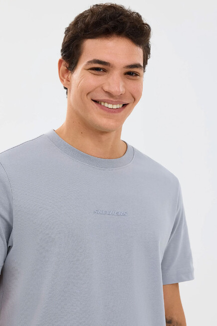 Erkek Essential Tişört S2510017-4256 Gri (2)