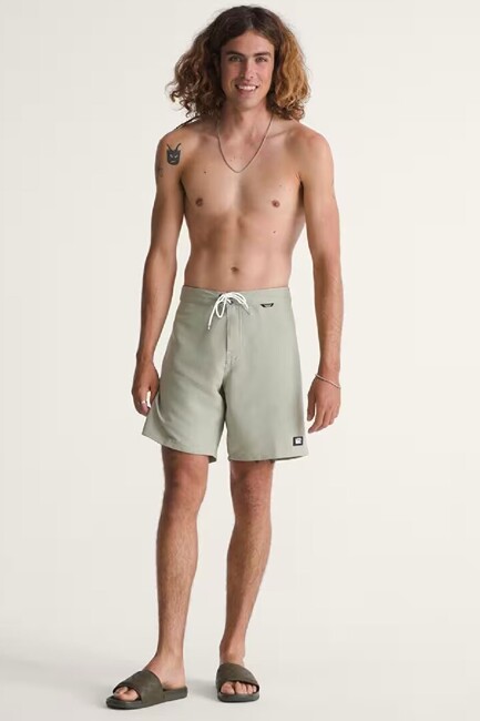 Erkek Everride Deniz Şortu VN000SQ4FSG1 Yeşil (1)