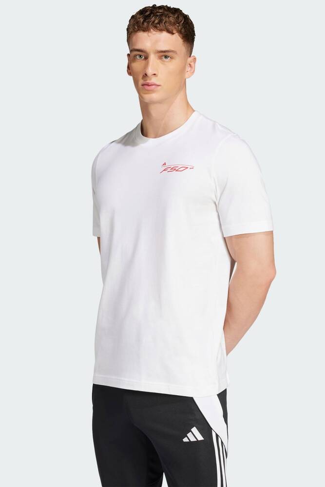 Erkek F50 HSTRY Tişört JD8219 Beyaz 