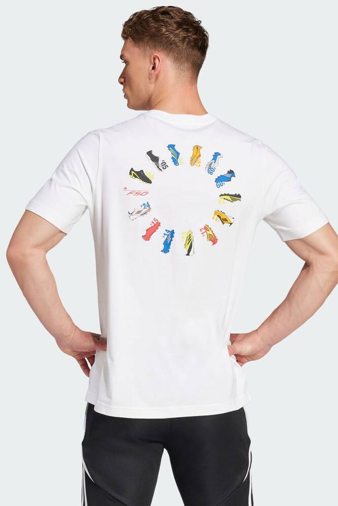 Erkek F50 HSTRY Tişört JD8219 Beyaz 