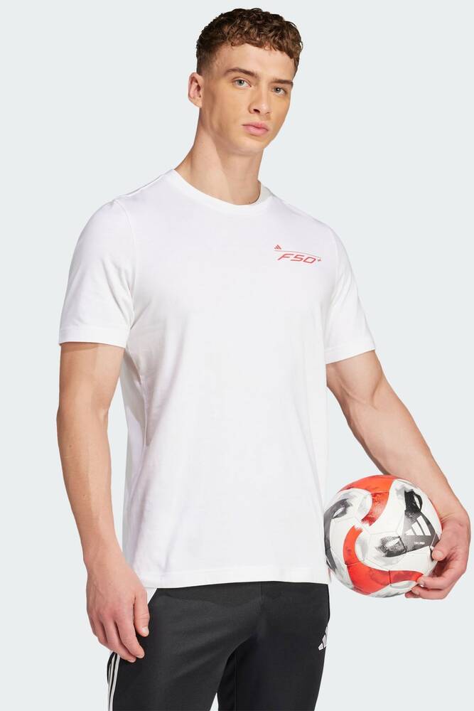 Erkek F50 HSTRY Tişört JD8219 Beyaz 