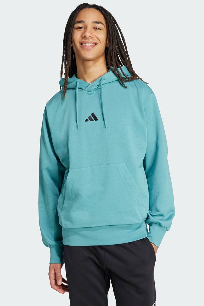 Erkek Feelcozy Kapüşonlu Sweat JX5659 Turkuaz 