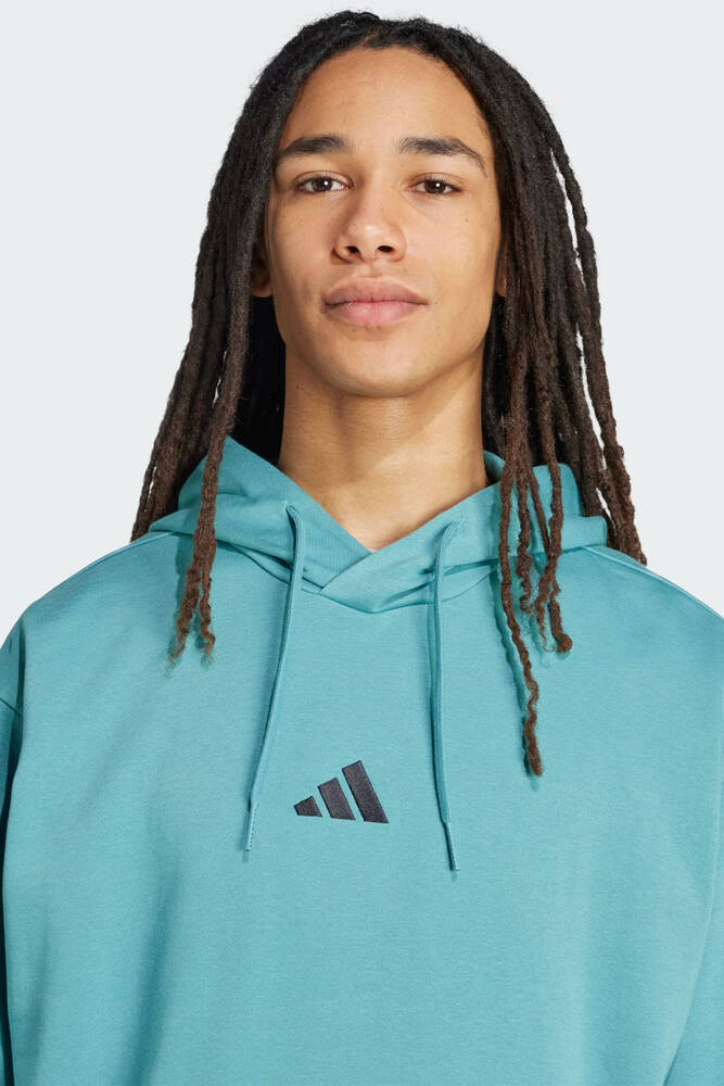 Erkek Feelcozy Kapüşonlu Sweat JX5659 Turkuaz 