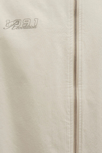 Erkek Fermuarlı Gömlek 0211690-70065 Beyaz - Thumbnail