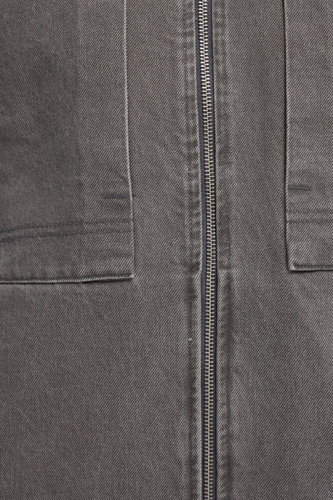 Erkek Fermuarlı Gömlek 0211882-900 Gri 