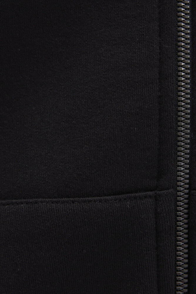 Erkek Fermuarlı Sweatshırt 066979-900 Siyah  - 8