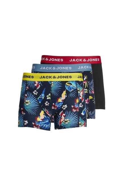 Erkek Flower Bird 3 Lü Paket Boxer 12194104 Mavi (3)