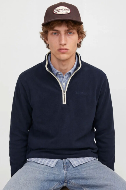 Erkek Frederıksberg Sweat 12300059 Lacivert  - 4