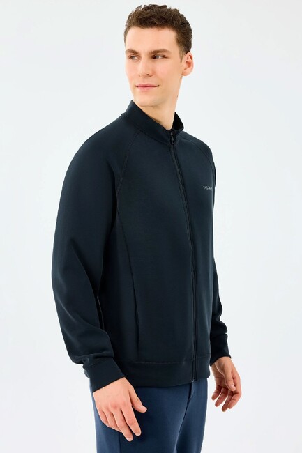 Erkek Full Zıp Sweat S2510028-3817 Siyah (2)