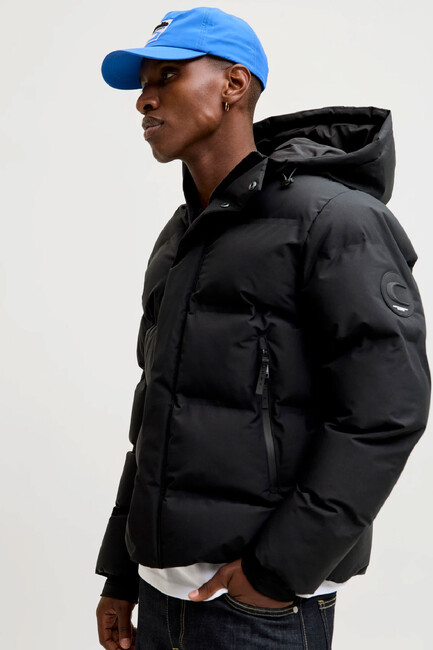 Erkek Fusıon Puffer Mont 12285919 Siyah - Thumbnail