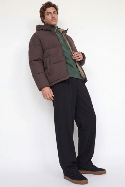 Erkek Galaxy Puffer Mont 12303930 Kahve  - 4