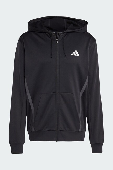 Erkek GG Fermuarlı Sweat JM1033 Siyah - Thumbnail