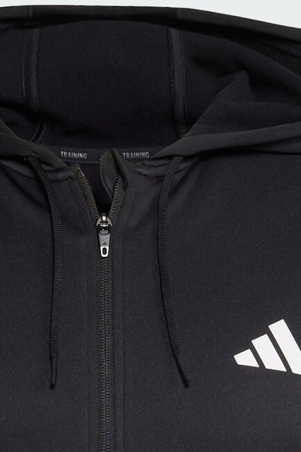 Erkek GG Fermuarlı Sweat JM1033 Siyah - Thumbnail