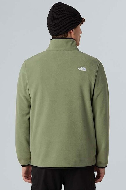 Erkek Glacier Fleece 1/4 Zıp Ceket NF0A8D0QBO91 Yeşil (3)
