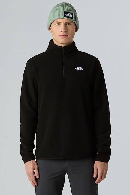 Erkek Glacier Fleece 1/4 Zıp Ceket NF0A8D0QJK31 Siyah (1)