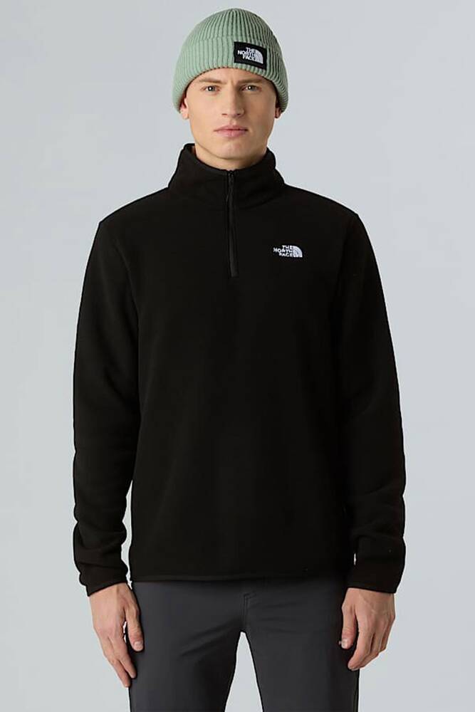 Erkek Glacier Fleece 1/4 Zıp Ceket NF0A8D0QJK31 Siyah 