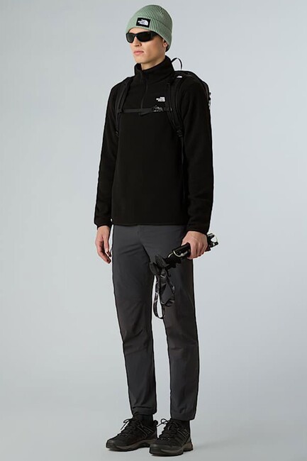 Erkek Glacier Fleece 1/4 Zıp Ceket NF0A8D0QJK31 Siyah (2)