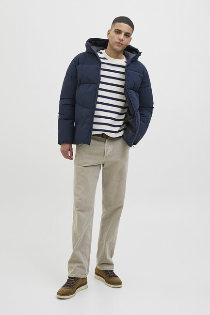 Erkek Global Puffer Mont 12283517 Lacivert (3)