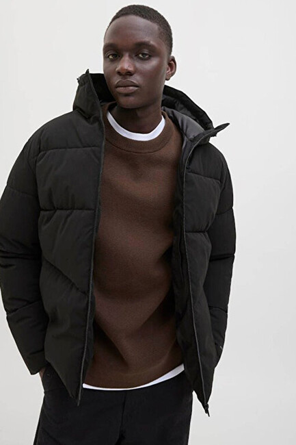 Erkek Global Puffer Mont 12283517 Siyah (2)
