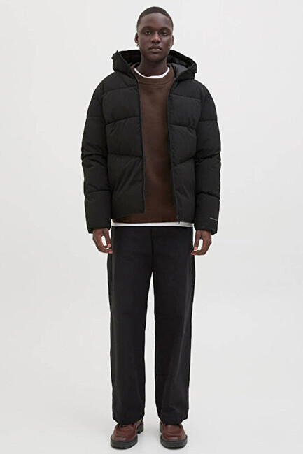 Erkek Global Puffer Mont 12283517 Siyah - Thumbnail