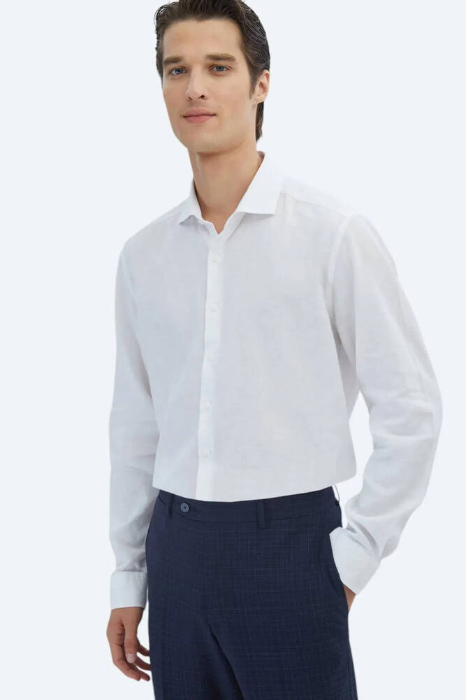 Erkek Gömlek GM-4638 10153128 Beyaz 