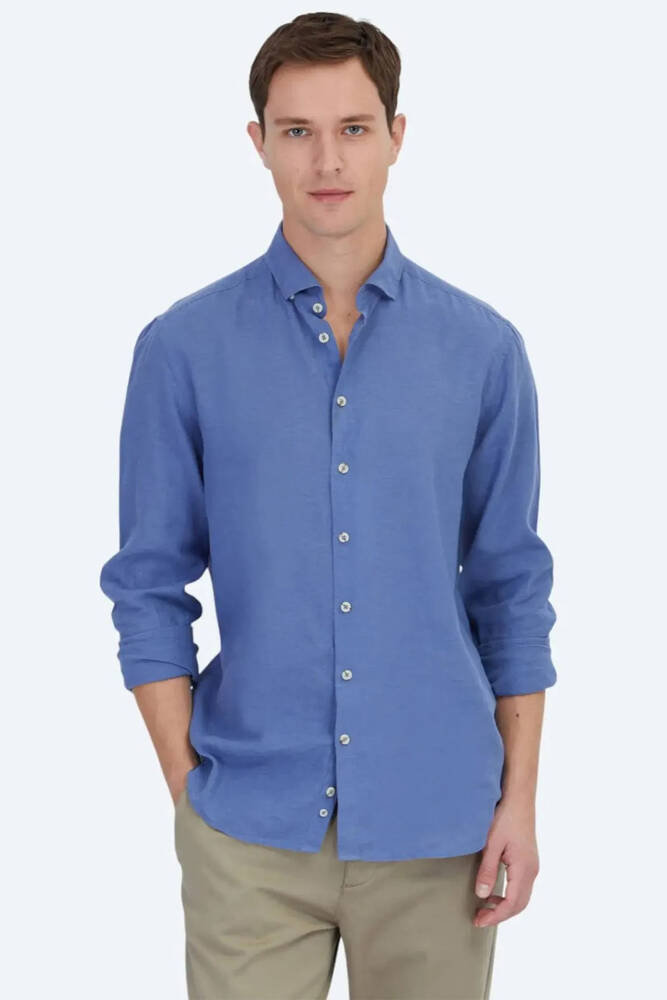 Erkek Gömlek GM-4638 10153128 Lacivert 