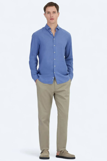 Erkek Gömlek GM-4638 10153128 Lacivert (2)