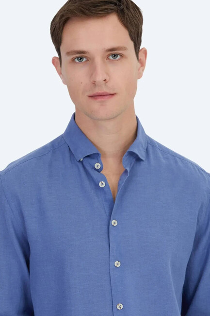 Erkek Gömlek GM-4638 10153128 Lacivert (3)