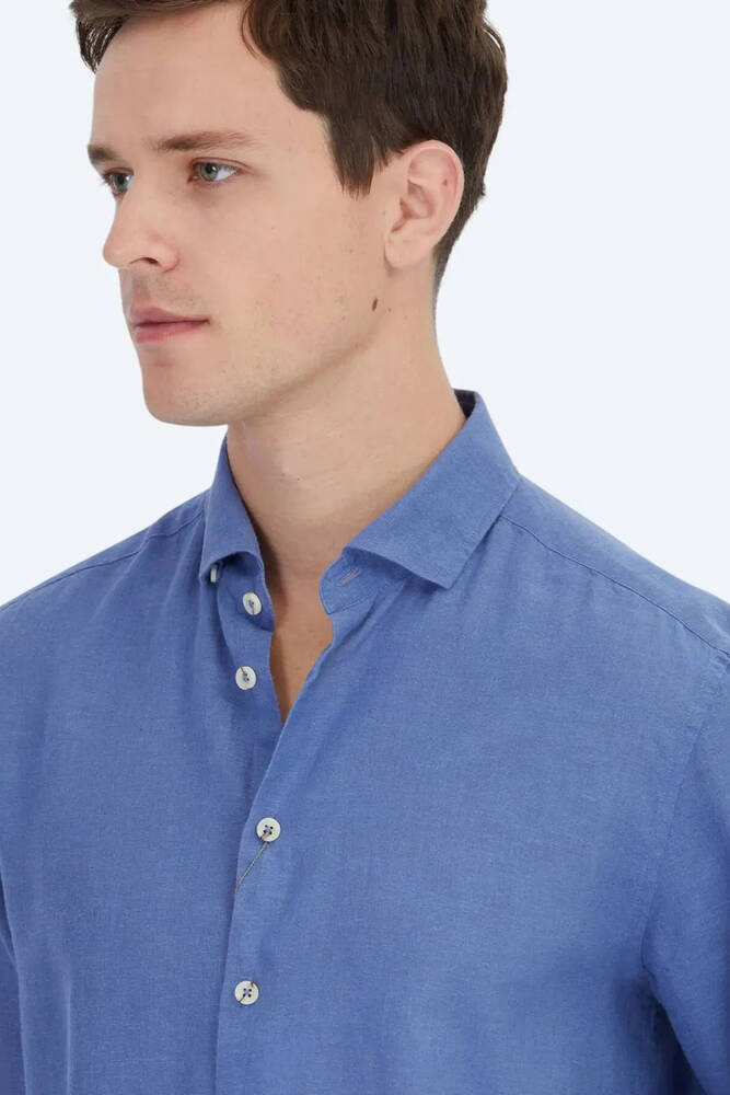 Erkek Gömlek GM-4638 10153128 Lacivert 