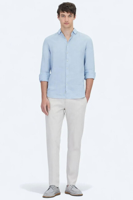 Erkek Gömlek GM-4638 10153128 Mavi (2)