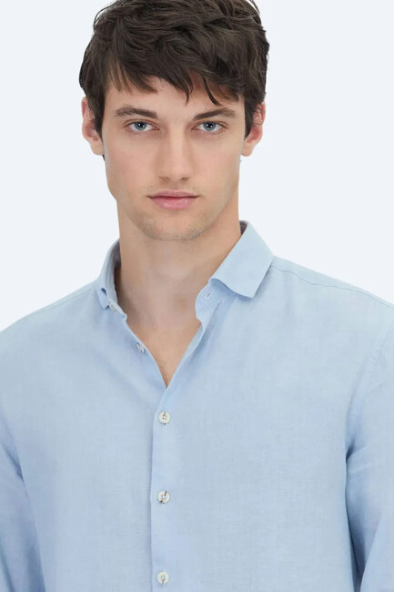 Erkek Gömlek GM-4638 10153128 Mavi (3)