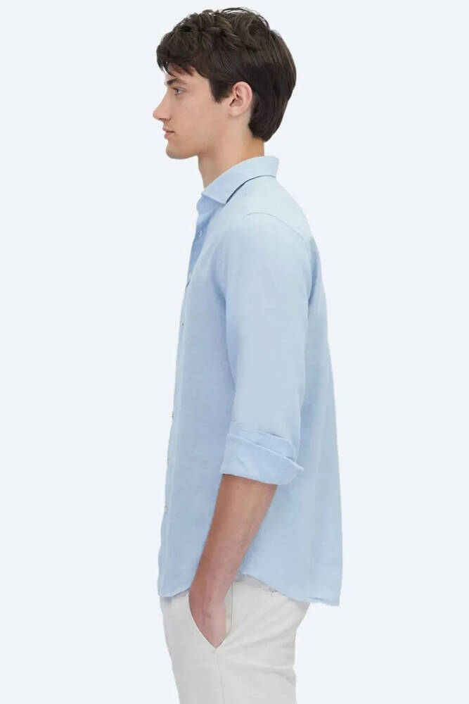 Erkek Gömlek GM-4638 10153128 Mavi 