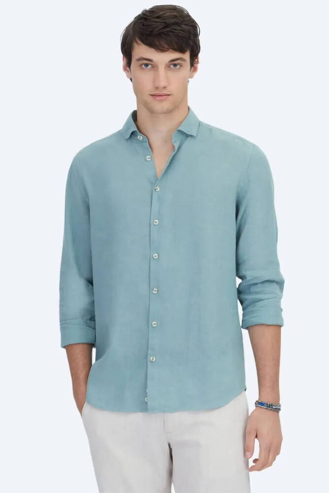 Erkek Gömlek GM-4638 10153128 Yeşil 